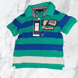 Tommy Hilfiger little boy stripped polo size 3T